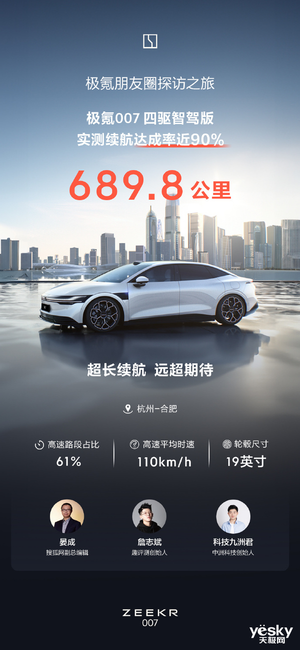 高管親測全新極氪001續(xù)航：電動(dòng)汽車?yán)m(xù)航焦慮這下煙消云散了
