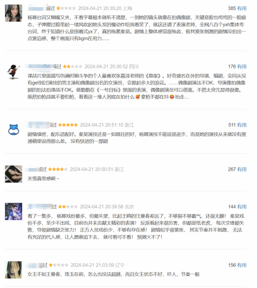《哈爾濱一九四四》楊冪演技引爭議！豆瓣網(wǎng)友稱被其演技勸退