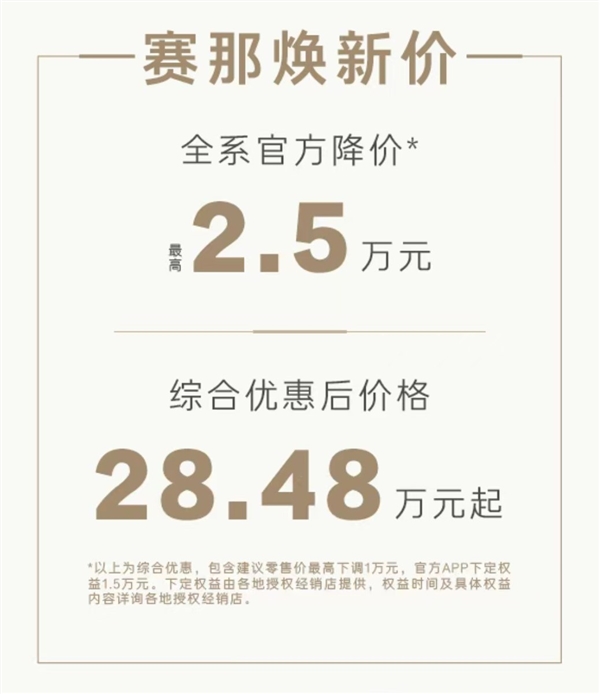 全系降價(jià)2.5萬(wàn)元！2024款豐田賽那上市：28.48萬(wàn)起