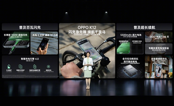 OPPO續(xù)航強手機！OPPO K12發(fā)布：1799元起