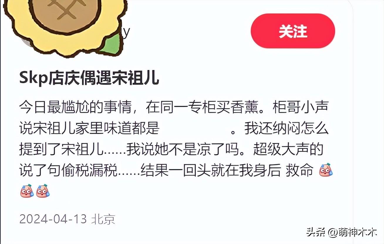 宋祖兒商場遭網(wǎng)友偶遇 被貼臉開大說稱其“偷稅漏稅” 4