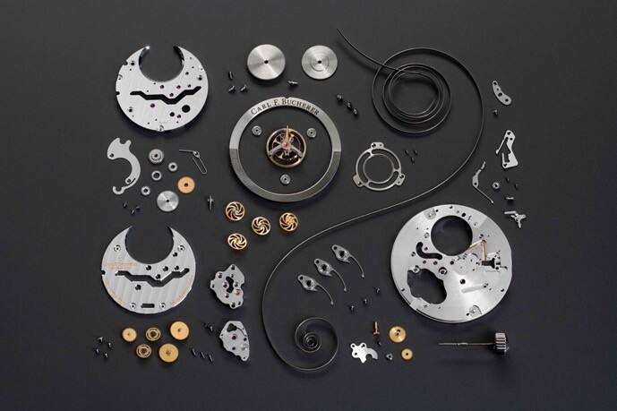 卓越制表工藝和高復(fù)雜外緣擺陀技術(shù) 寶齊萊(CARL.F.BUCHERER) 最新表款均采用自制機(jī)芯并配備高級復(fù)雜功能