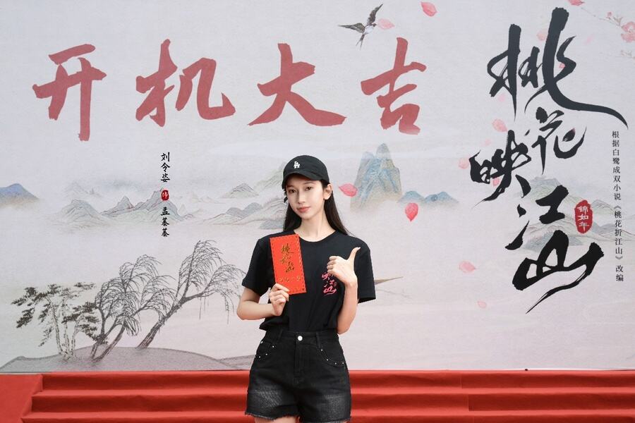《桃花映江山》正式開機(jī)，劉學(xué)義孟子義攜手演繹權(quán)謀愛(ài)戀