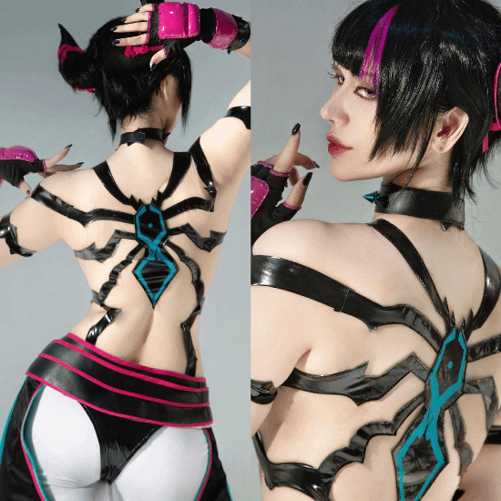美女COS《街霸6》韓蛛俐：瘋P美人來(lái)到現(xiàn)實(shí)