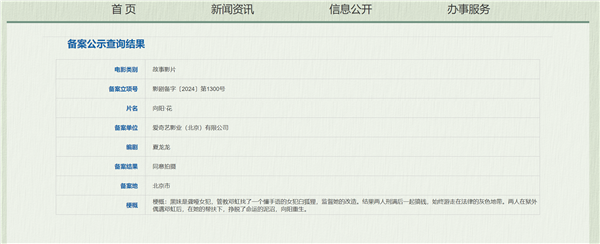 正在拍攝！趙麗穎領(lǐng)銜主演馮小剛新片《向陽(yáng)·花》：概念海報(bào)出爐