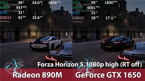 AMD RDNA 3.5核顯游戲?qū)崪y！Radeon 890M超越獨顯GTX 1650