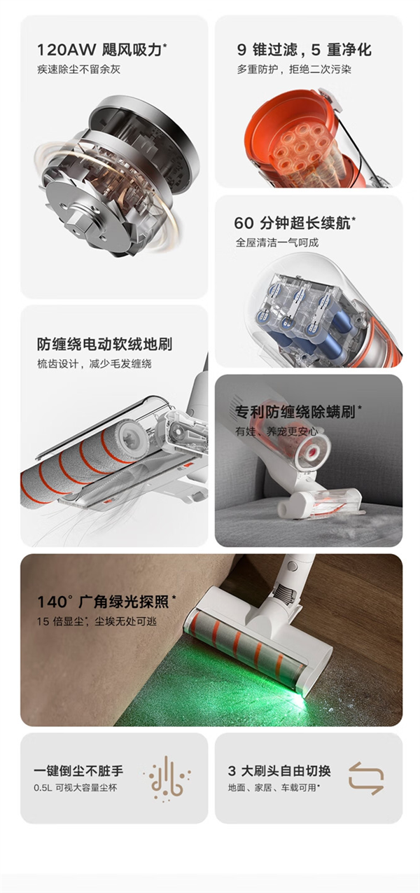 首發(fā)759元！小米米家無線吸塵器3C上市：電機(jī)10萬轉(zhuǎn)/分鐘