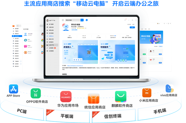中國移動云電腦PC端3.0發(fā)布：適配海思、麒麟主流國產化芯片
