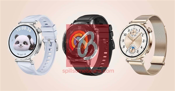 41mm/46mm雙尺寸：華為Watch GT 5智能手表渲染圖曝光！健康能力大提升