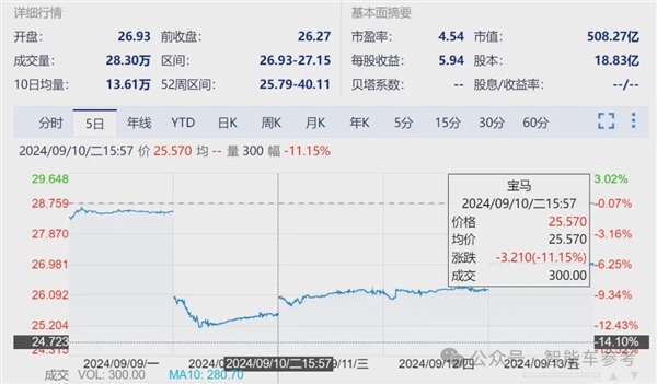 寶馬崩了：利潤大跌10% 降價(jià)丟品牌不降沒銷量！