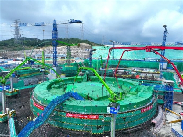 四龍齊飛！中核集團(tuán)漳州核電4號(hào)機(jī)組核島開(kāi)工