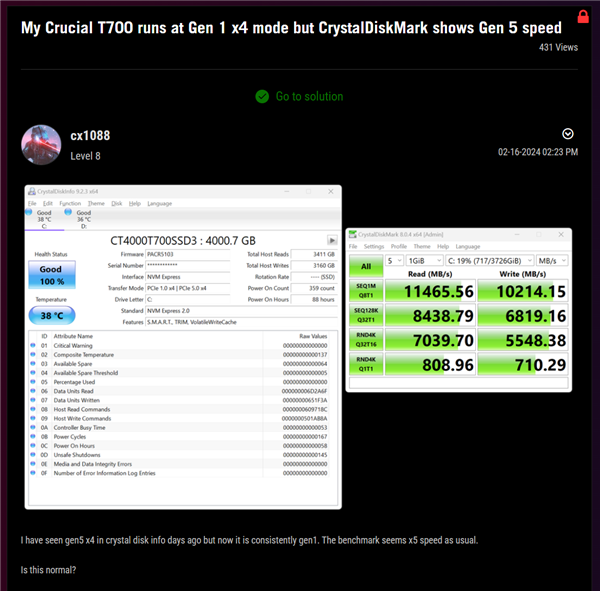 AMD X670E主板詭異Bug：PCIe5.0 SSD突然變PCIe1.0！死機無法啟動