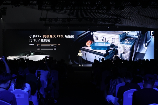 搬家神器！小鵬P7+能放33個(gè)行李箱：比SUV還能裝