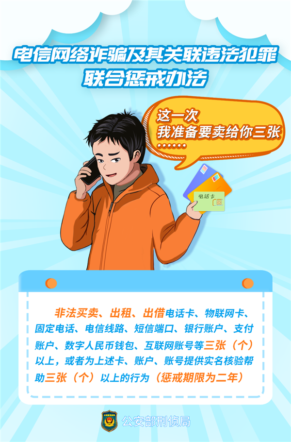 四部門打擊電詐！非法買賣超三張電話卡將被懲戒：12月施行
