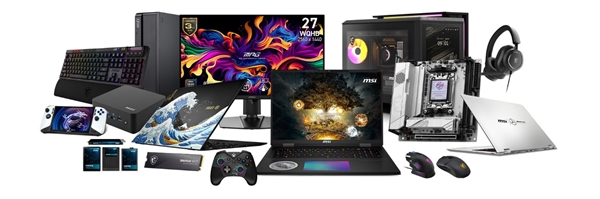 微星COMPUTEX 2025大秀肌肉！AI PC、QD-OLED顯示器全線新品火力全開